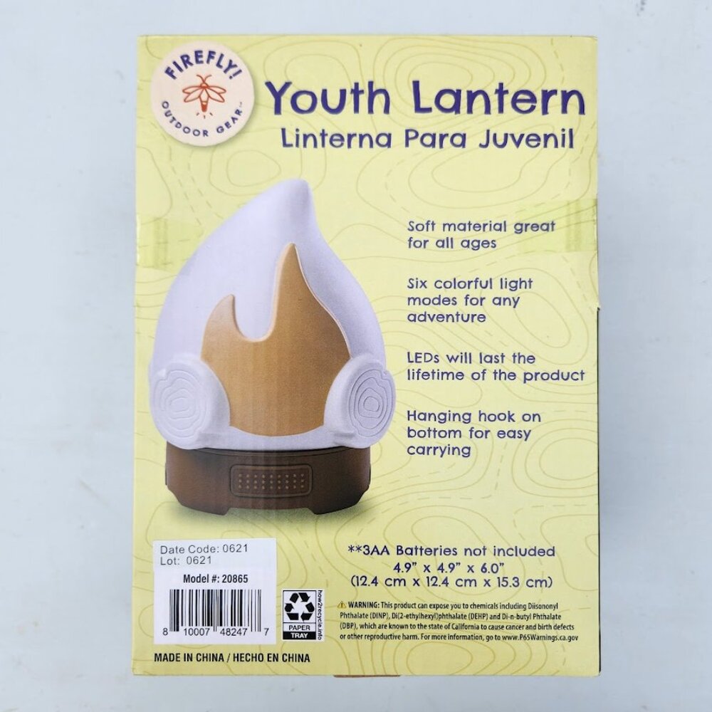 NEW Firefly Fire Lantern Flame Kids Outdoor Night Light Camping LED Multi Color